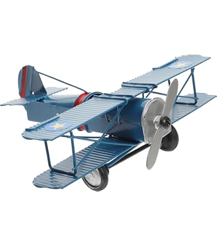 Amazon.com: Vintage Airplane Ornament, Metal Biplane Plane