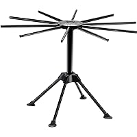 Ourokhome Collapsible Pasta Drying Rack- Household Spaghetti Noodle Dryer Stand with 10 Bar Handles for Home Hanging…