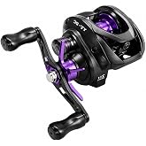 DC Baitcasting Reel, 7. 1:1 Gear Ratio, Digital Control Anti-Backlash, 4+1 Bearings, Ultralight for Bass Freshwater