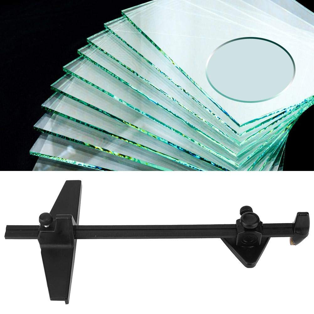 ANGGREK Ring Glass Cutter - Glass Cutter Hand Operated Tools Scientific Glass Cutting System Portable Work Station for Inrial Supplies Geometric Shapes