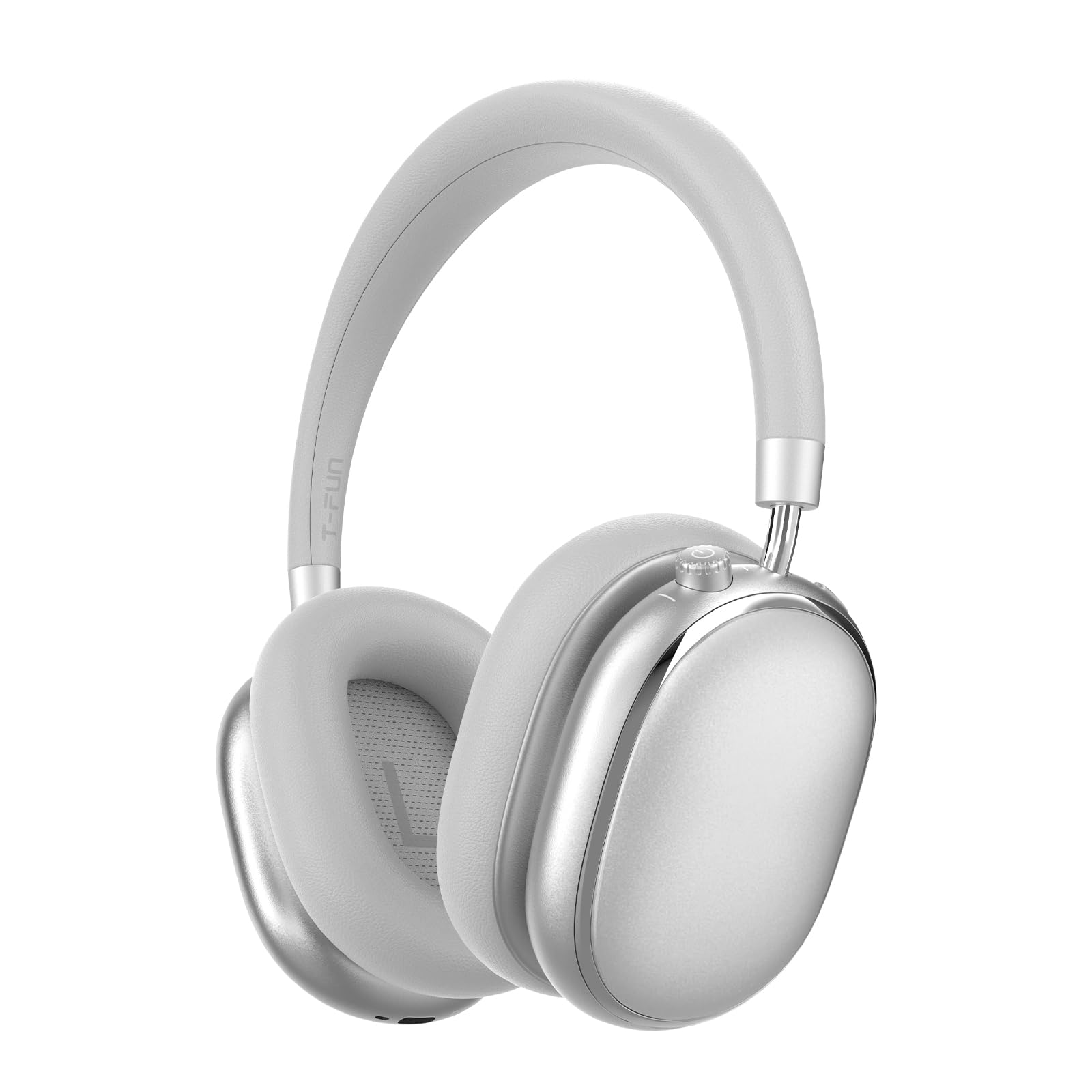 Photo 1 of T-fun NC95 Hybrid Active Noise Cancelling Headphones with Knob Control, 65H Playtime Over Ear Headphones Wireless Bluetooth 5.3, App Control, Hi-Res Audio, Comfort Fit, Clear Calls for Travel/Workout
