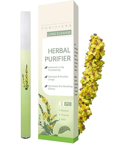 3-Piece Mullein Herbal Lung Cleaner, Mullein
