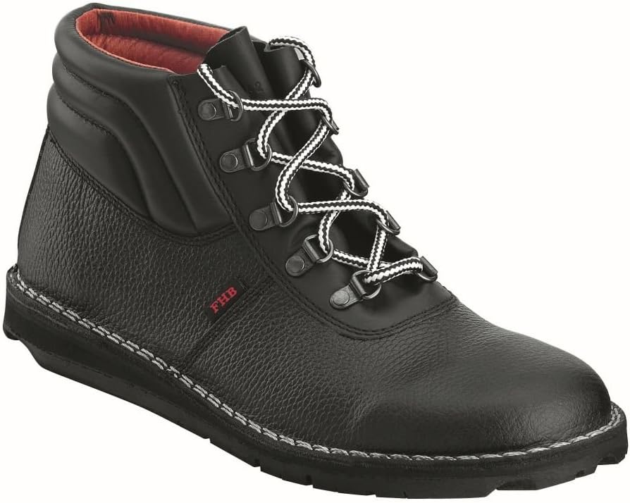 FHB 84063-20-39 Roofer Boots Kuno Size 39 in Black, 6