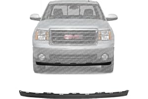 AUTOELEMENTS New Front Bumper Lower Valance Extension Textured Black For 2007-2013 GMC Sierra 1500 Direct Replacement 15917769