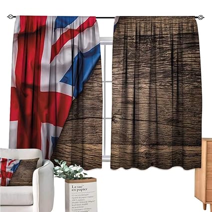 Union Jack Curtains For Living Room Flag Of United Kingdom On Old