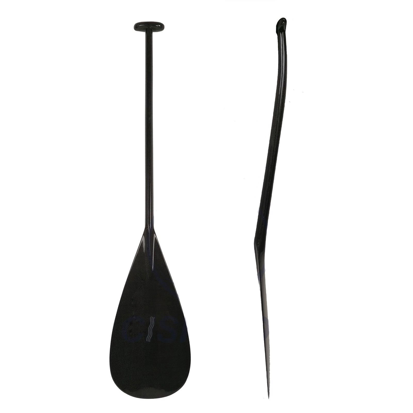 CISIBOOK Bend Shaft Carbon Fiber Outrigger Canoe Paddle BSA Soar