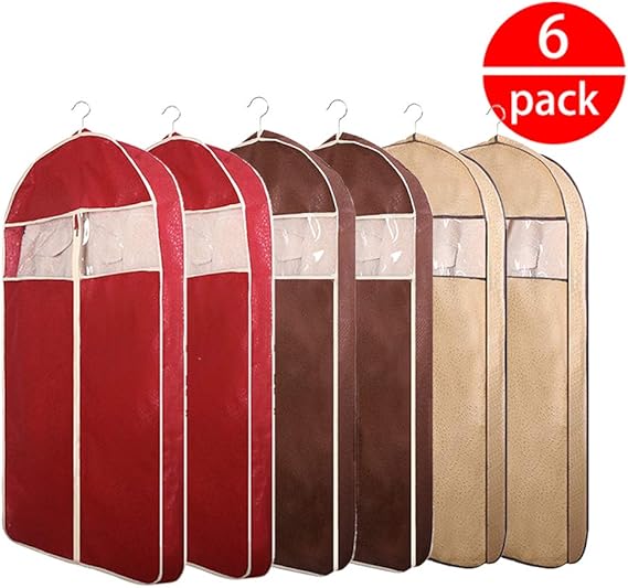 WMWJDQ Garment Bags Cover Suit Bag(Set Of 6),Clothes Covers Protectors