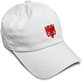 Custom Soft Baseball Hat Embroidered Dad Hat Albanian Eagle Embroidery Men & Ladies Baseball Cap Cotton