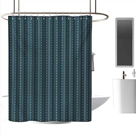 Coolteey Rideaux De Douche Grisvioletbleu Sarcelle Et