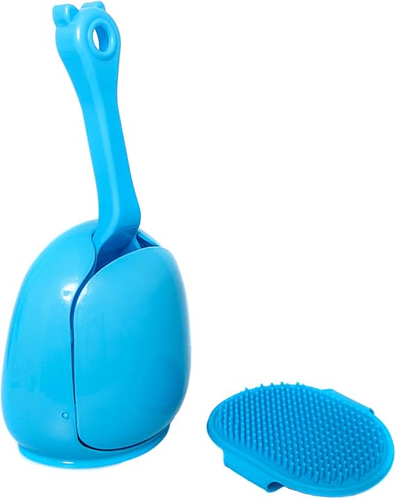 Draysvet Cat Litter Scoop with Stand Holder Large Blue Complete with