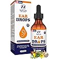 Natural Ear Drops for Ear Infection – Herbal Eardrops for Adults, Children & Pets – Soothes Discomfort, Ear Aches, Itchy Ears, Swimmer's Ear, & Loosens Wax – Kids Safe Ear Oil Made in USA (2 Oz)