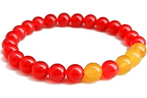SUPBOMM Football Collection Beaded Bracelet, Natural Stone Bracelets, Handmade Gifts for Men Women