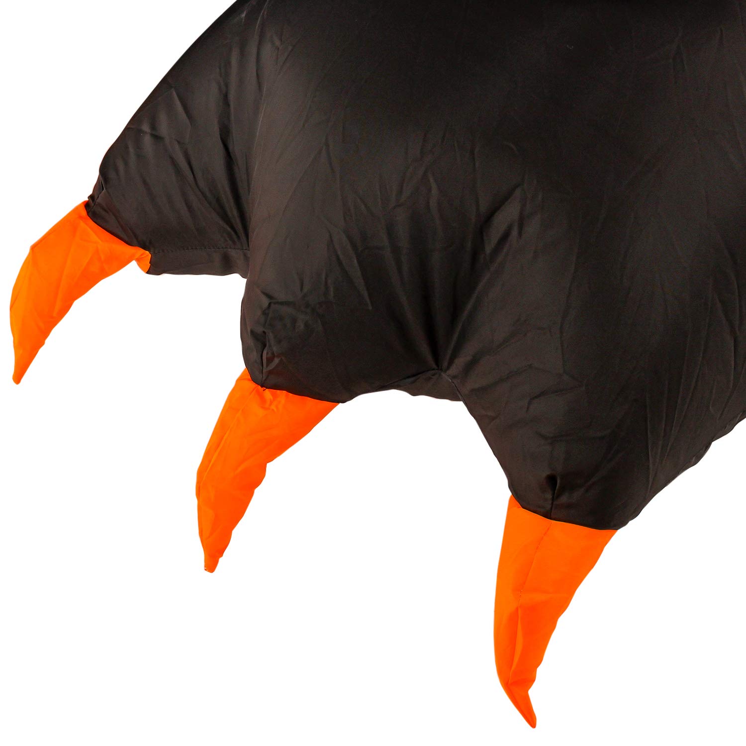 Halloween Haunters 7 Foot Inflatable Scary Black Cat with LED Lights Indoor Outdoor Yard Lawn Prop Decoration - Spooky Kitty Face and Eyes Blow Up Haunted House Party Display