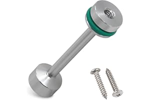 AMILIPARTS Upgrade LS Billet Aluminum Rear Plug Oil Diverter Barbell Dumbbell Shaped Oil Galley Plug For GM Gen III & IV LS1 LS3 LS2 LQ4 LQ9 LS6 L92 L33 L99 LS Swap Barbell OE #: 12573460