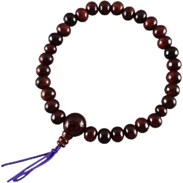 Amazon.com: 京都あさひ屋 8mm Keyaki Wood Japanese Juzu Rosary