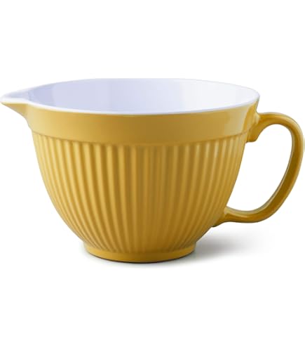 Amazon.com: Zeal Mixing Bowl/Batter Jug, Cream: Home & Kitchen
