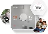 Hive Thermostat for Heating and Hot Water Control (Conventional Boiler) White view 2