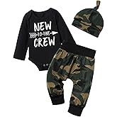 Baby Boy Clothes Tattoo Sleeve Funny Romper Bodysuit+Pants 3PCS Infant Outfits Set