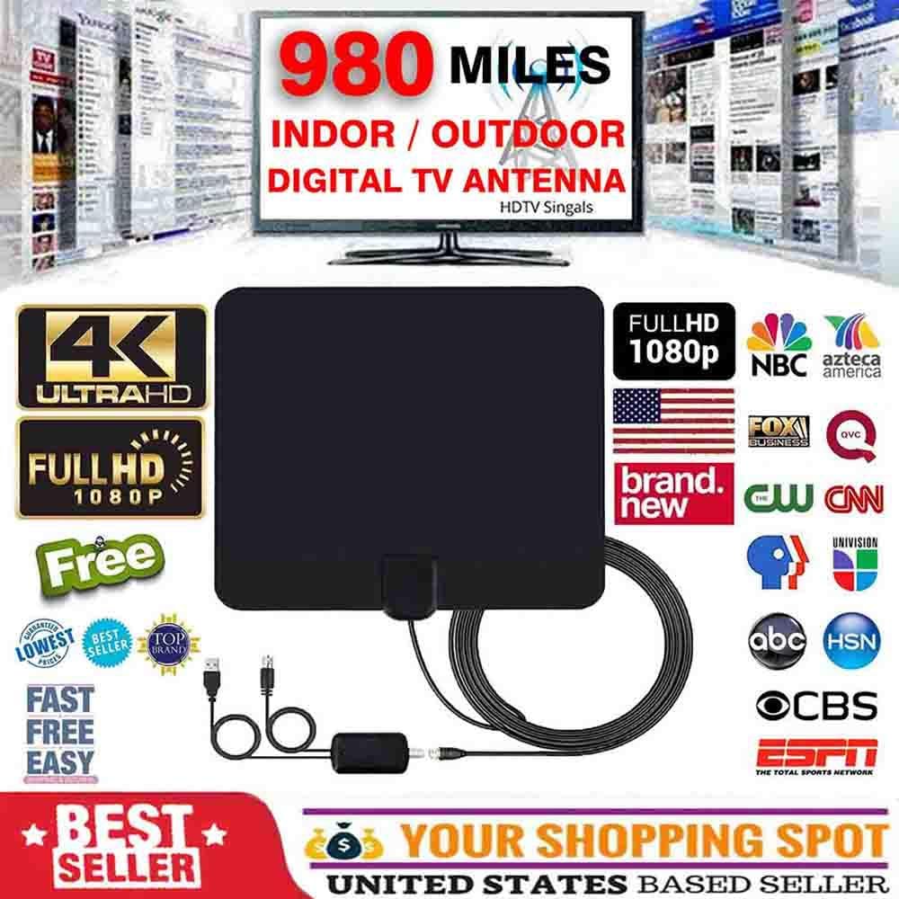 clear tv hdtv digital indoor antenna range