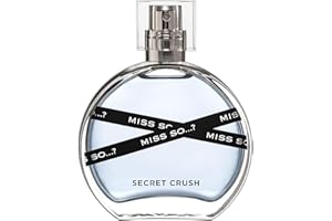 SO...? So…? Secret Crush Eau de Parfum for Women - Vegan Perfume for Women with Notes of Jasmine, Cherry Blossom, Peony, Musk - Travel Size - 1.7 oz