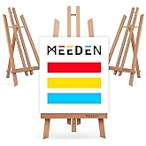 MEEDEN Table Easel Stand for Display: 3 Pack 20 Inch Art Beech Wooden Tabletop Easel for Sign Painting - Small Canvas Stand for Adults