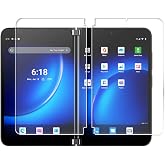 BYIUIHS 2 PCS Screen Protector Designed for Microsoft Surface Duo 2, Left Screen and Right Screen Protector Film High Definition Clear Shield TPU