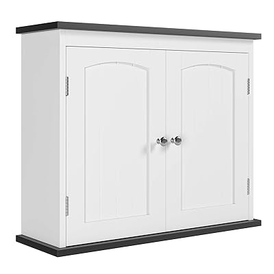 Buy Homecho Bathroom Wall Cabinet Hanging Medicine Cabinet With Doors Over The Toilet Storage Cabinet Space Saver Home Office White Online In Indonesia B094fqfh2x