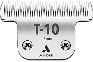 Andis Carbon-Infused Steel UltraEdge Dog Clipper Blade, Size-T-10, 1/6-Inch Cut Length (22305)
