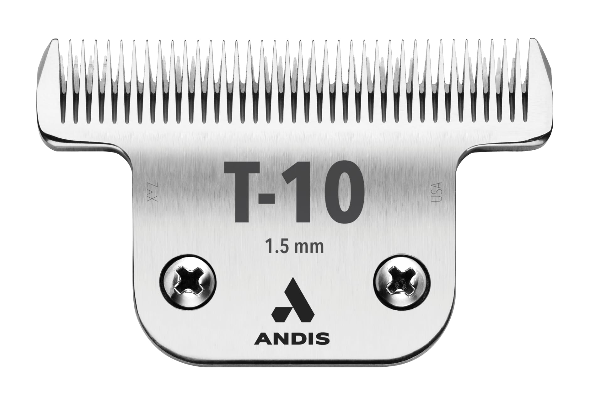 Andis Carbon-Infused Steel UltraEdge Dog Clipper Blade, Size-T-10, 1/6-Inch Cut Length (22305)