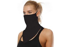 KYERIVS Face Mask Reusable Washable Cloth Bandanas Women Men Neck Gaiter Cover Ear Loops