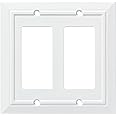 Franklin Brass W35248-PW-C Classic Architecture Double Decorator Wall Plate, Single, White