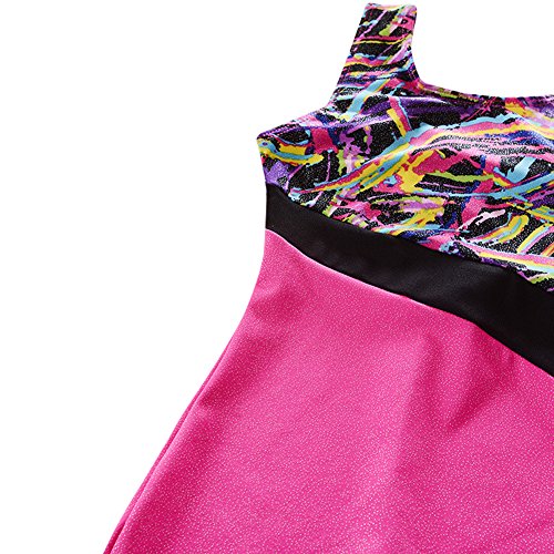 Nachvorn Girls' Sleeveless Gymnastics Leotard One-Piece Dancing Athletic Camisole