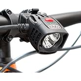 NiteRider Pro 2200 Race Front Bike Light &ndash; 2200 Lumen Rechargeable (4-Cell) MTB Headlight &ndash; 7 Modes w/Fuel Gauge Helmet &amp; Handlebar Mount IP64 Dust, Impact, Waterproof 25hr Runtime Night Riding