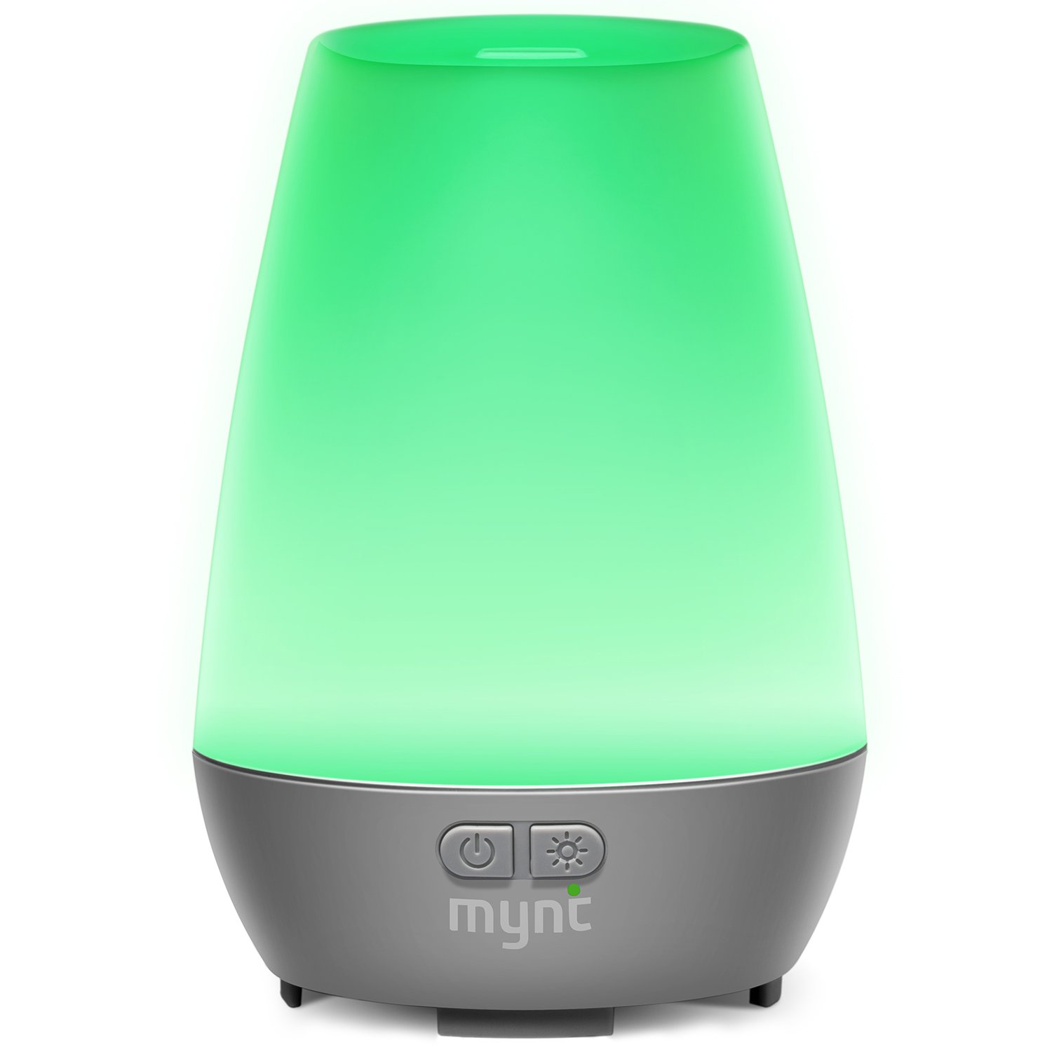 Mynt Essential Oil Diffuser (100ml) With 7 LEDs, Customizable Light and Humidifying Mist 10+ Hours, BPA-Free & FDA Approved