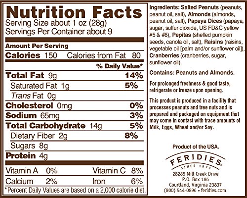 FERIDIES Snack and Trail Mix Assortment - 4 Pack