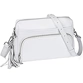 befen Genuine Leather Crossbody Purses for Women Small Crossbody Bags Purse with Built in RFID Blocking Wallet