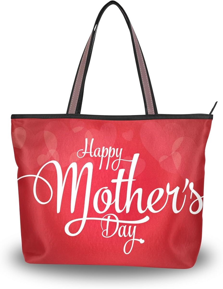 My Daily Women Tote Shoulder Bag Happy Mother's Day Handbag Amazon.co