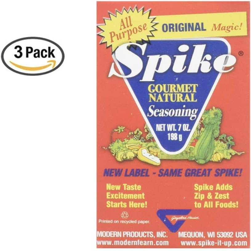 Modern Products Spike Original All Purpose Gourmet Natural Herbal Seasoning, 7 Oz (7 OZ (3 PACK))