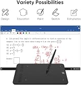 XPPen Deco 01 V3 Drawing Tablet 10x6.25 inch 8 Shortcut Keys 16K Pen view 4