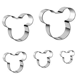 Tmflexe Mouse Cookie Cutter Sandwich Cutters for
