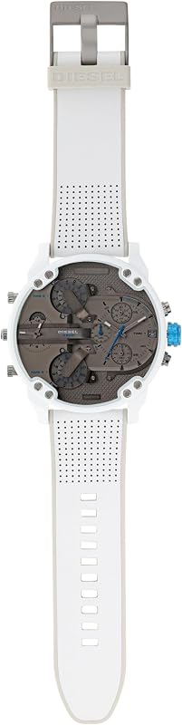Mr. Daddy Uhr für Herren, Quarz-Multifunktionswerk mit Leder-, Kunststoff- oder Silikonarmband