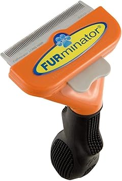 Furminator Long Hair Deshedding Tool For Medium Dogs Amazon Co Uk