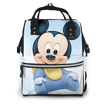 blue mickey mouse diaper bag