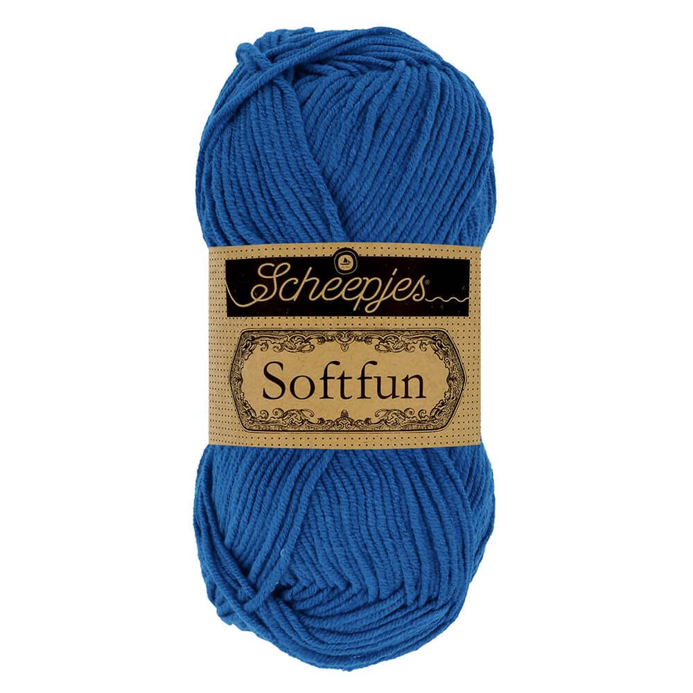 Scheepjes - Scheepjes Softfun 2626 Cobalt Yarn - 1x50g — image 1