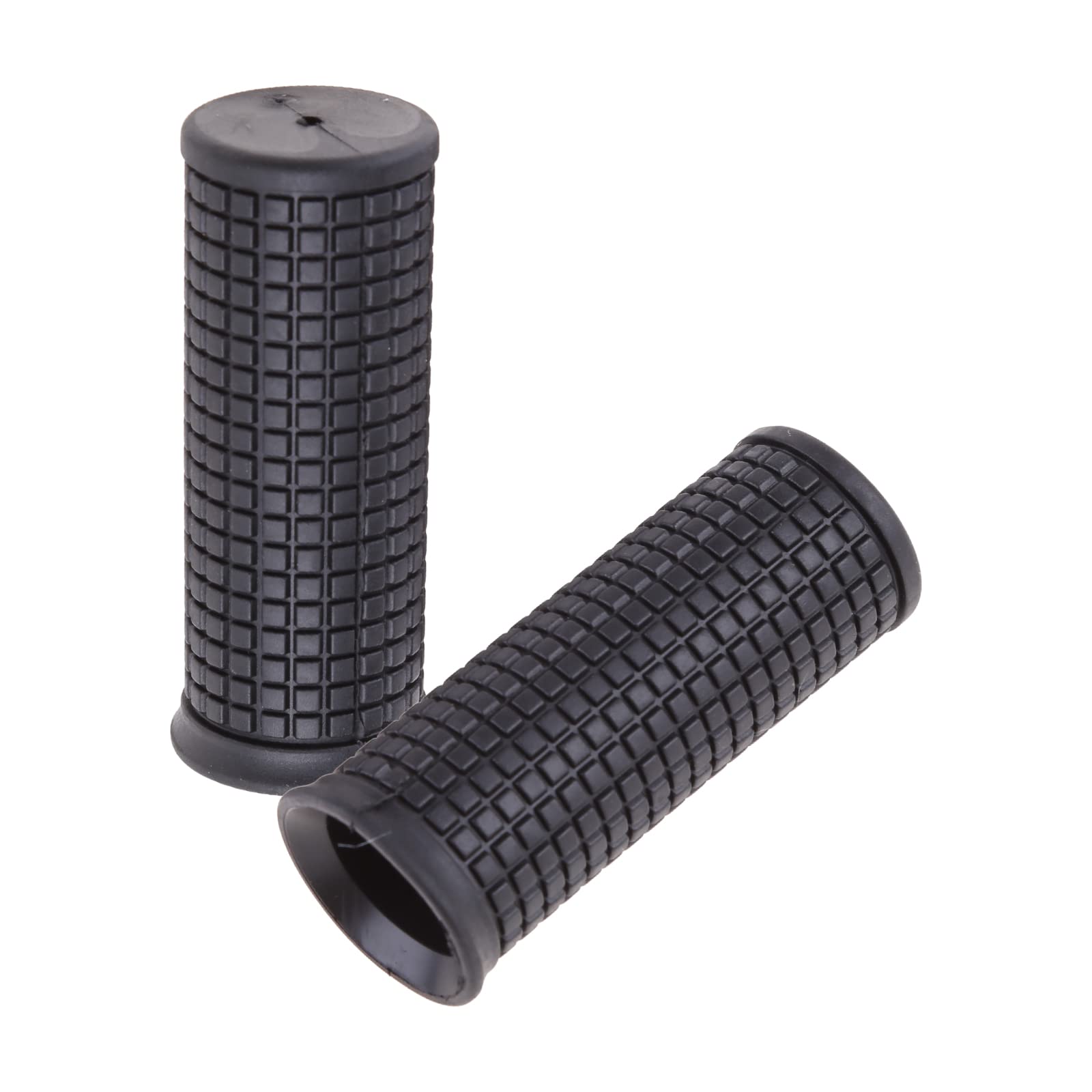 Oilmal 1 Pair 2 Pieces Bicycle Grips Short Handle Rubber Non Slip Cycling Scooter Bike Parts