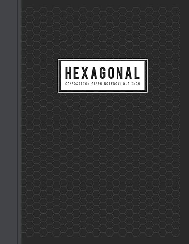 Download Hexagonal Graph Notebook: Composition Hexagons Organic Chemistry & Biochemistry With Math Ruled Periodic Table for Gray Lined Rule (Science Paper Series 0.2 Hexes per Inch) PDF