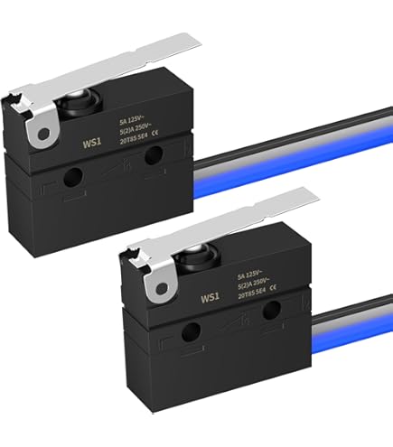 Sesyomr 3-Pack 2Pin Micro Switch Single Connection Switch AC