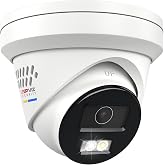 Anpviz 8MP IP PoE Active Deterrent Camera, 4K Wired Security Camera Outdoor | Strobe Light and Audio Alarm, Color Night Vision, Human/Vehicle Detection, Metal Turret, Two Way Audio, IP67, IPC-D3683WD-SA