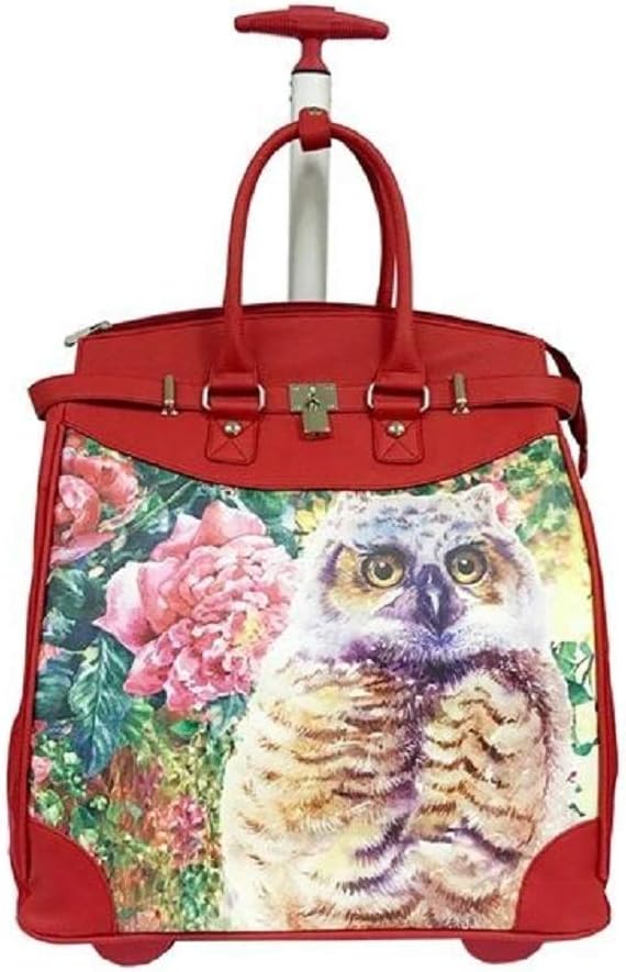 Trendy Flyer 19" Computer/Laptop Bag Tote Duffel Rolling Wheel Case Purse Tablet