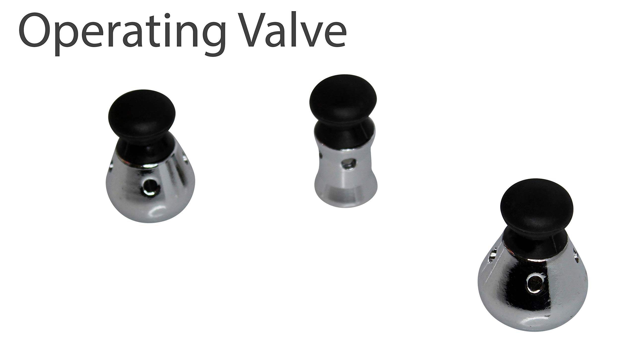 Mirro 92122 92122A Polished Aluminum 5/10 / 15PSI Pressure Cooker